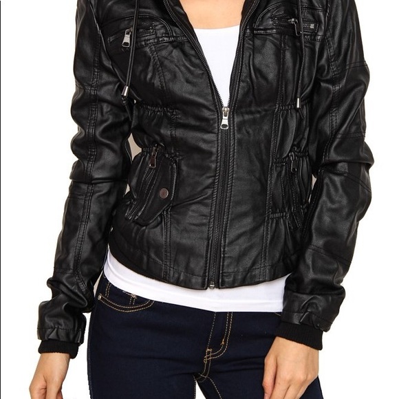 Ci Sono Jackets & Blazers - Ci Sono Vegan Leather Jacket